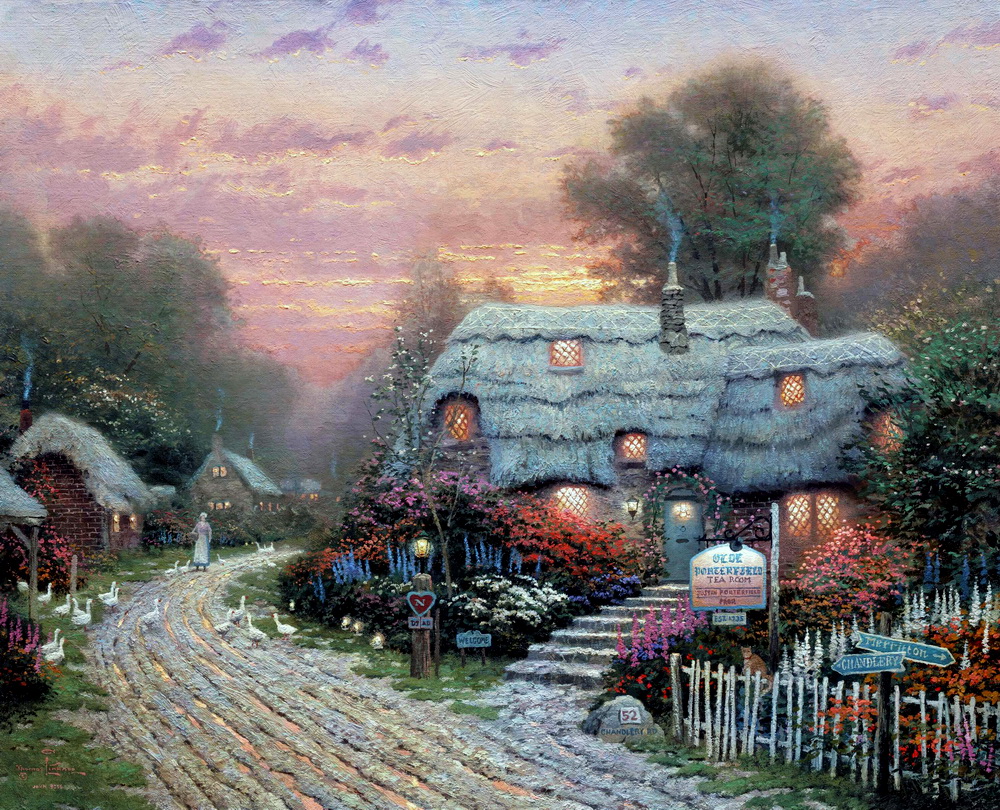 Thomas kinkade. Американский художник Кинкейд. Художник света Томас Кинкейд. Мельница картина Томас Кинкейд. Сказочные домики американского художника Томаса Кинкейда.